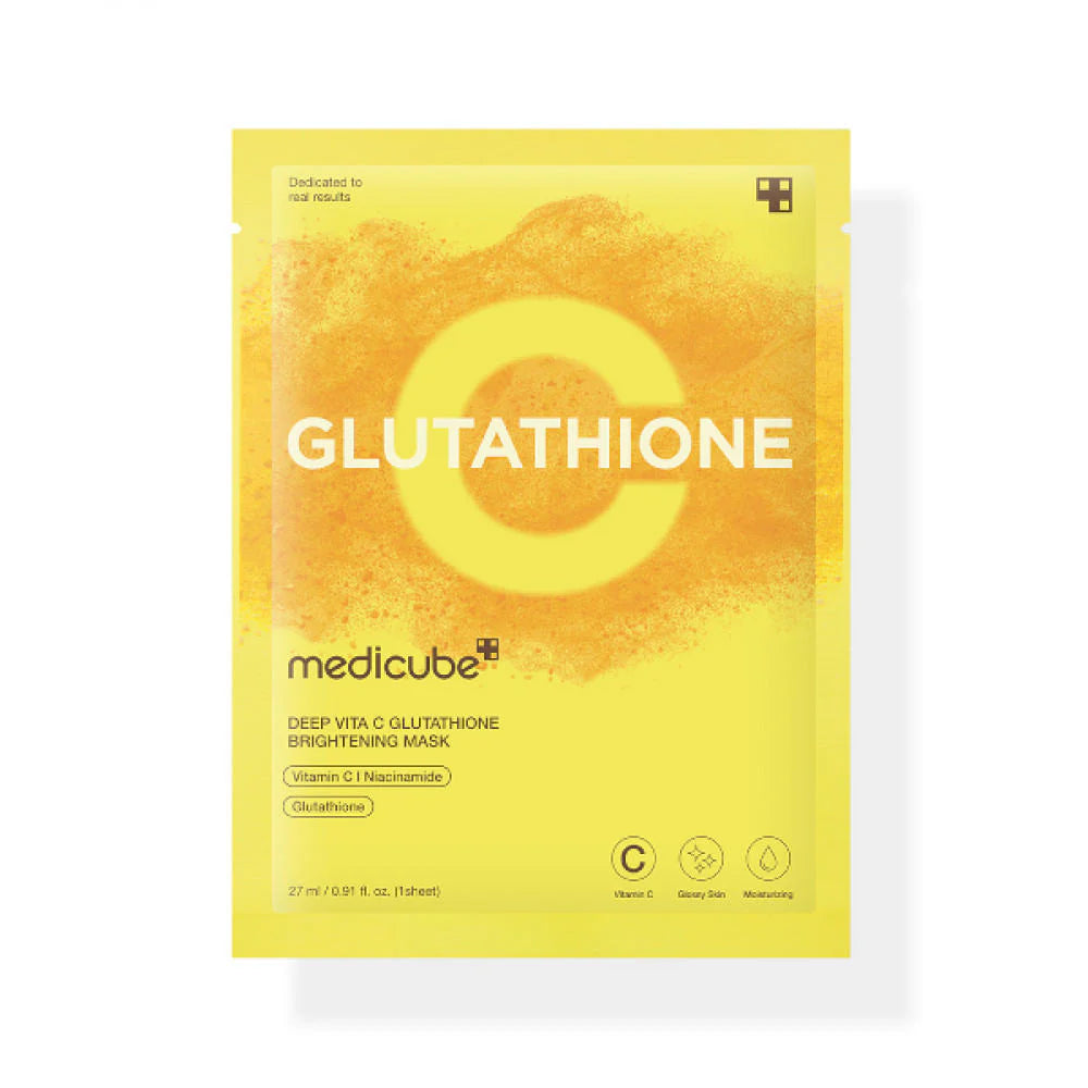 MEDICUBE – Deep Vita C Glutathione Brightening Mask | 27ml