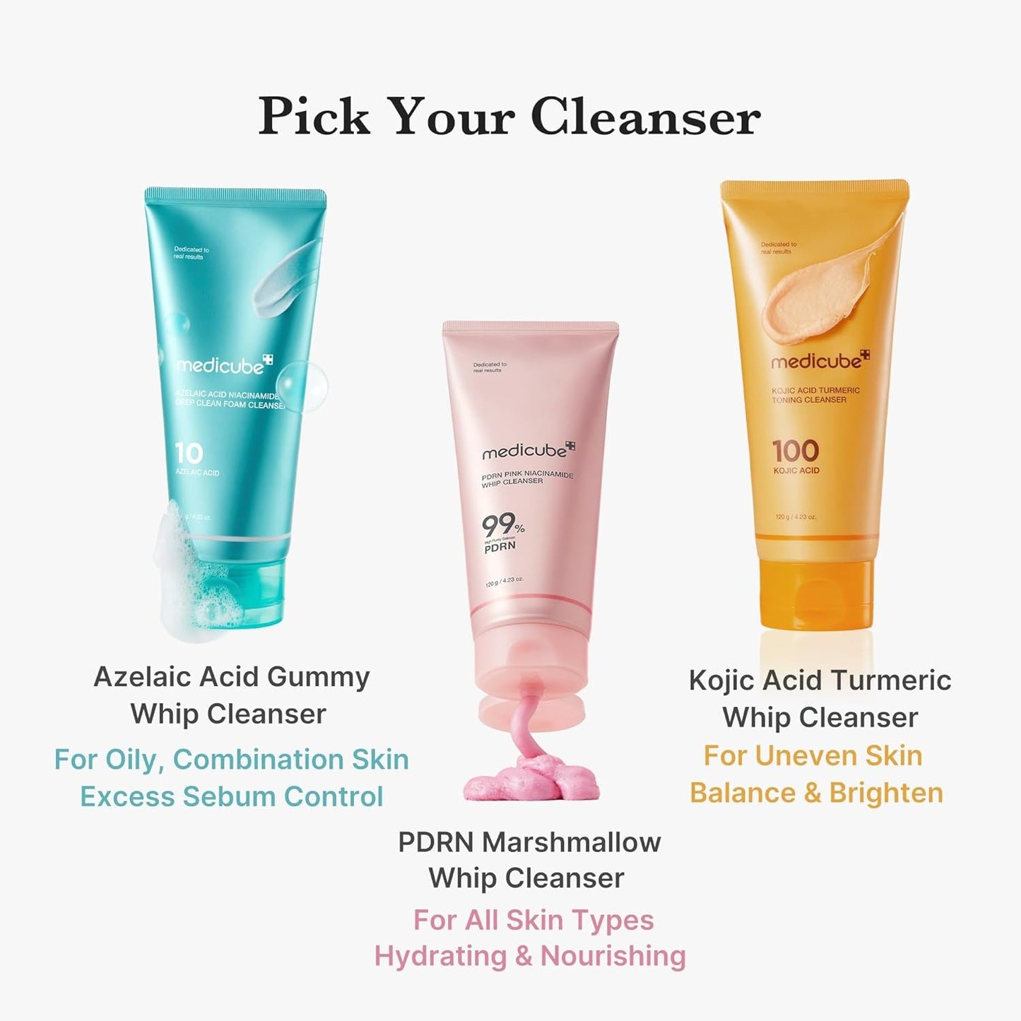 Medicube Azelaic Acid Niacinamide Deep Clean Foam – Deep Pore & Texture Cleanse -120 g