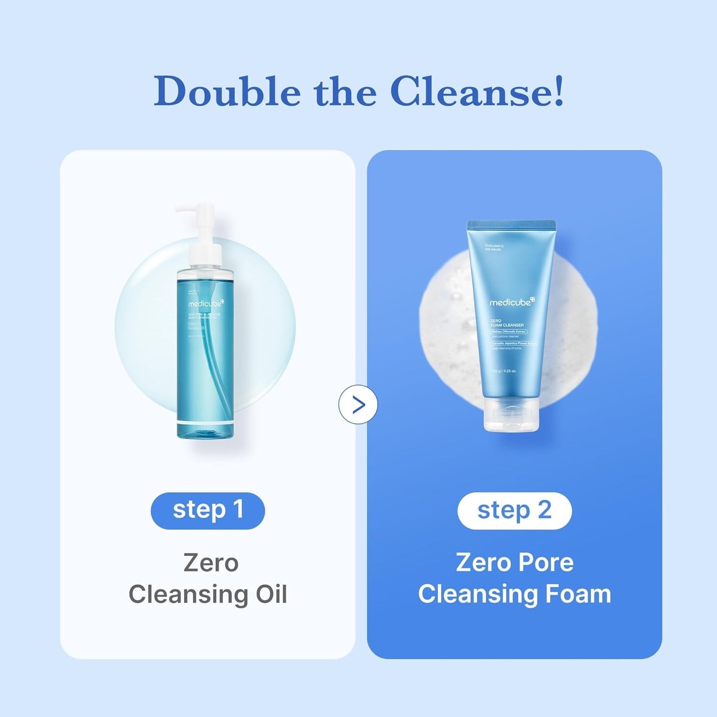 Medicube Zero Pore SA Clear Capsule Cleansing Foam – Deep Pore + Clarify Foam 120 g