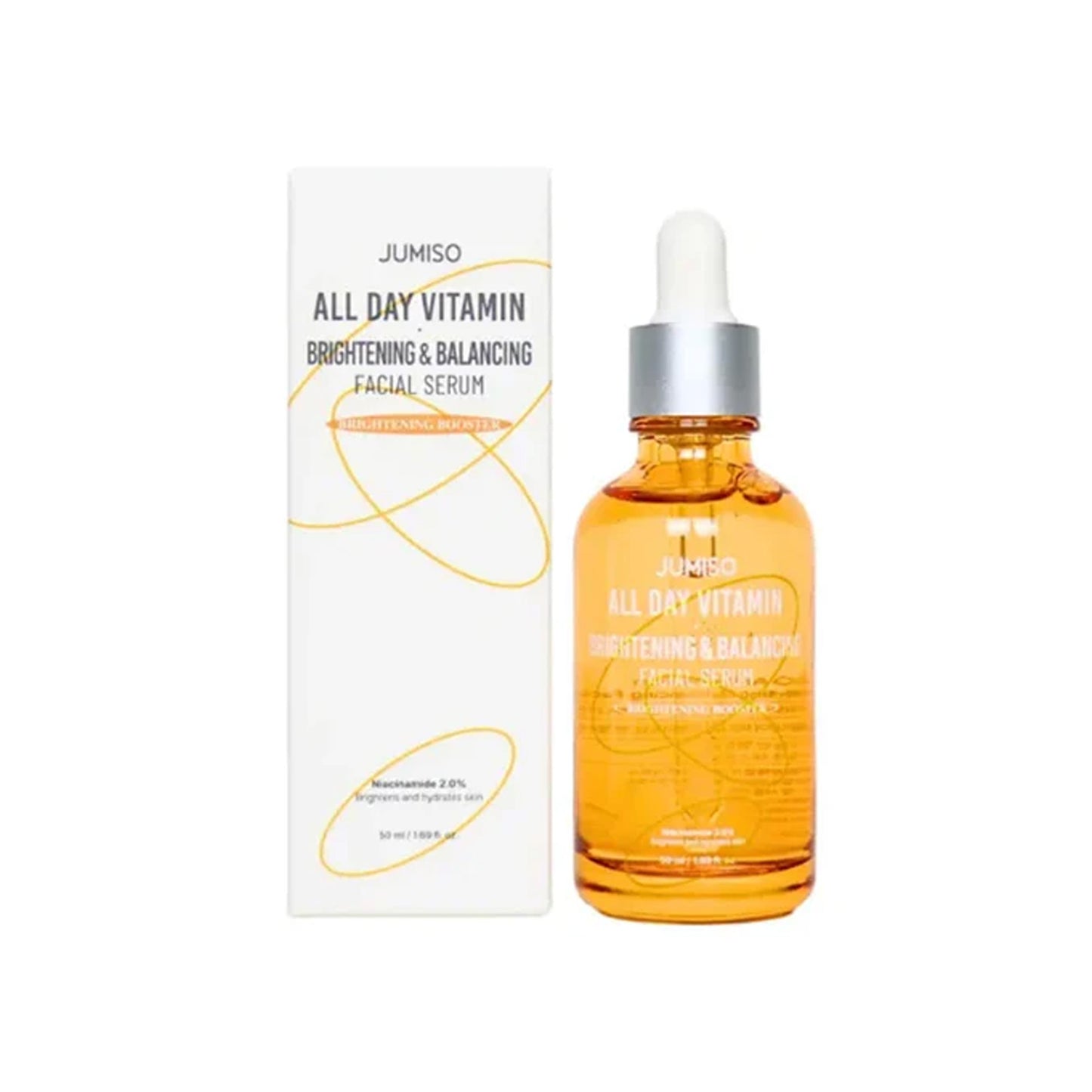 JUMISO All Day Vitamin Brightening & Balancing Facial Serum – “Daily Glow + Tone Correction for Radiant Skin” | 50ml