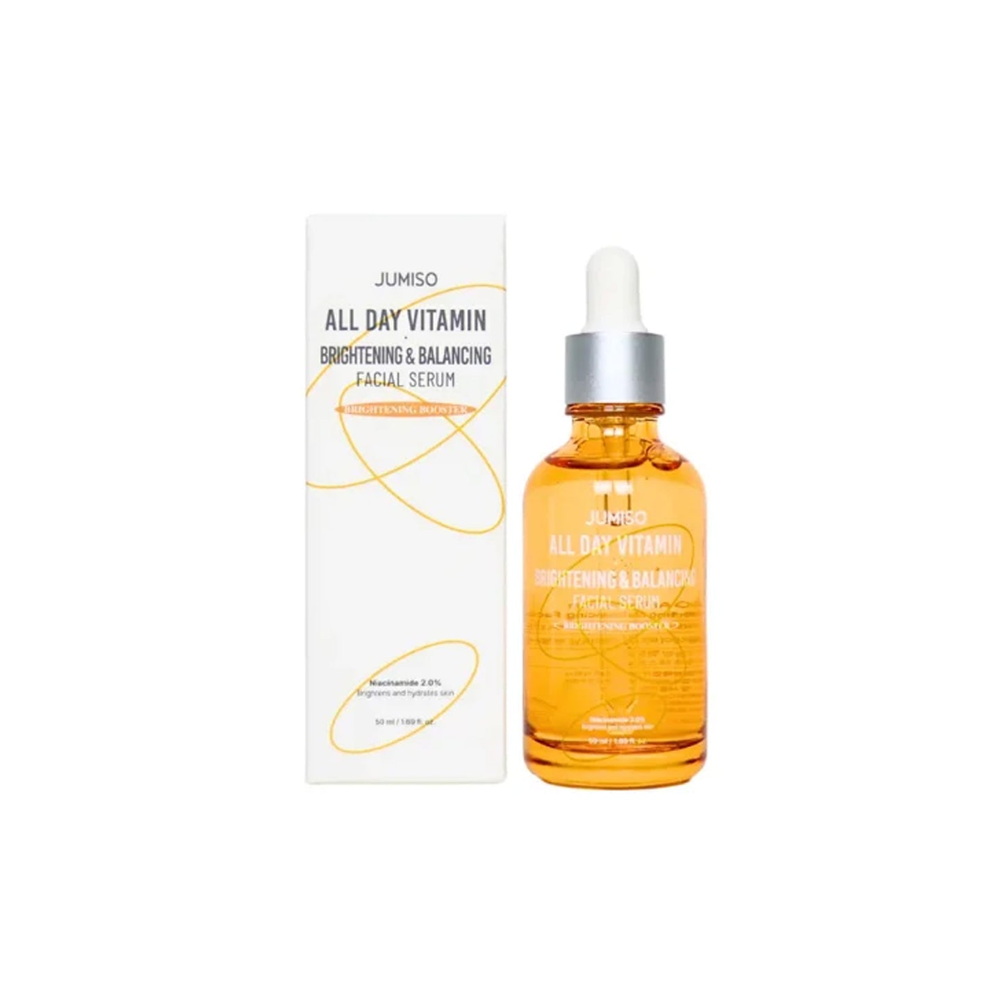 JUMISO All Day Vitamin Brightening & Balancing Facial Serum – “Daily Glow + Tone Correction for Radiant Skin” | 50ml