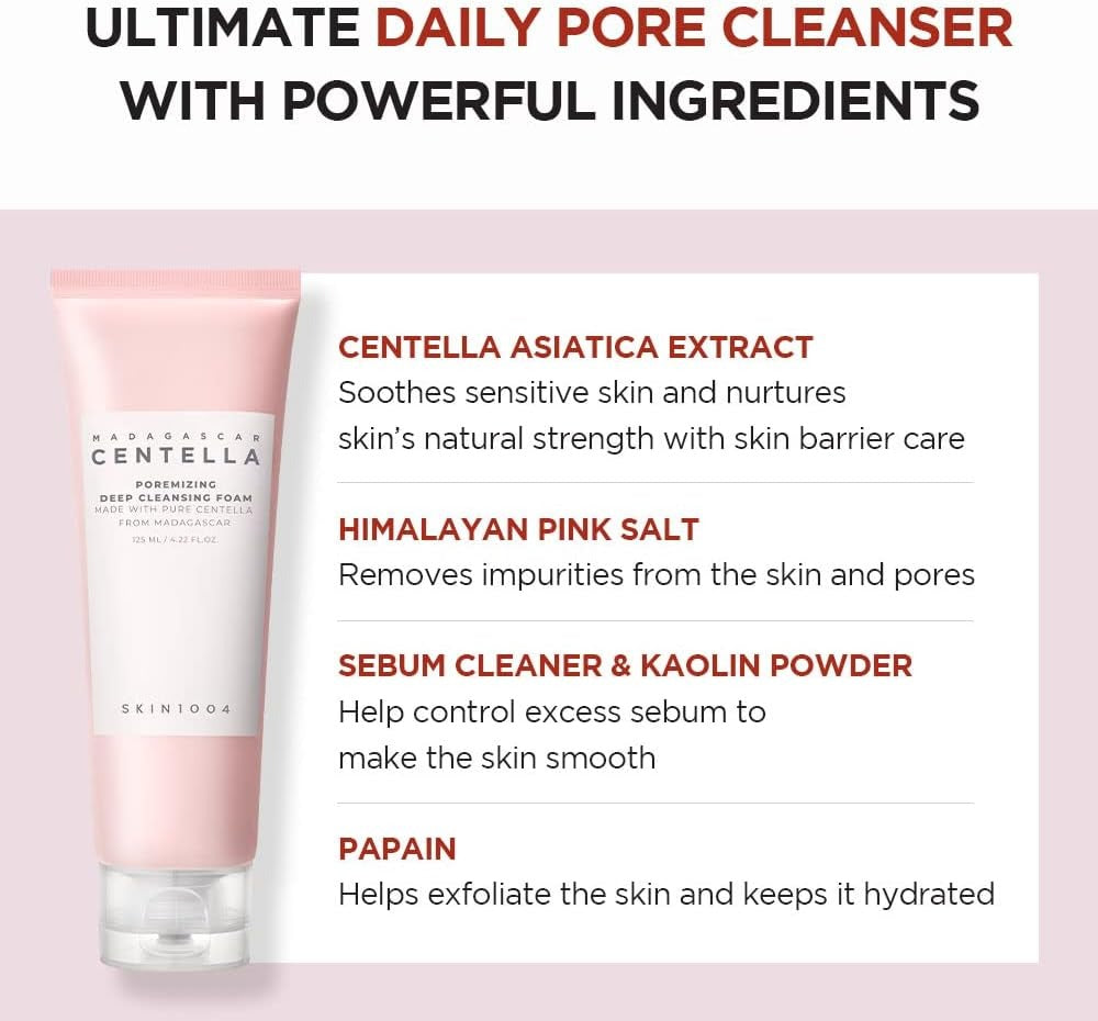 SKIN 1004 Poremizing Deep Cleansing Foam UAE Saudi Qatar Jordan