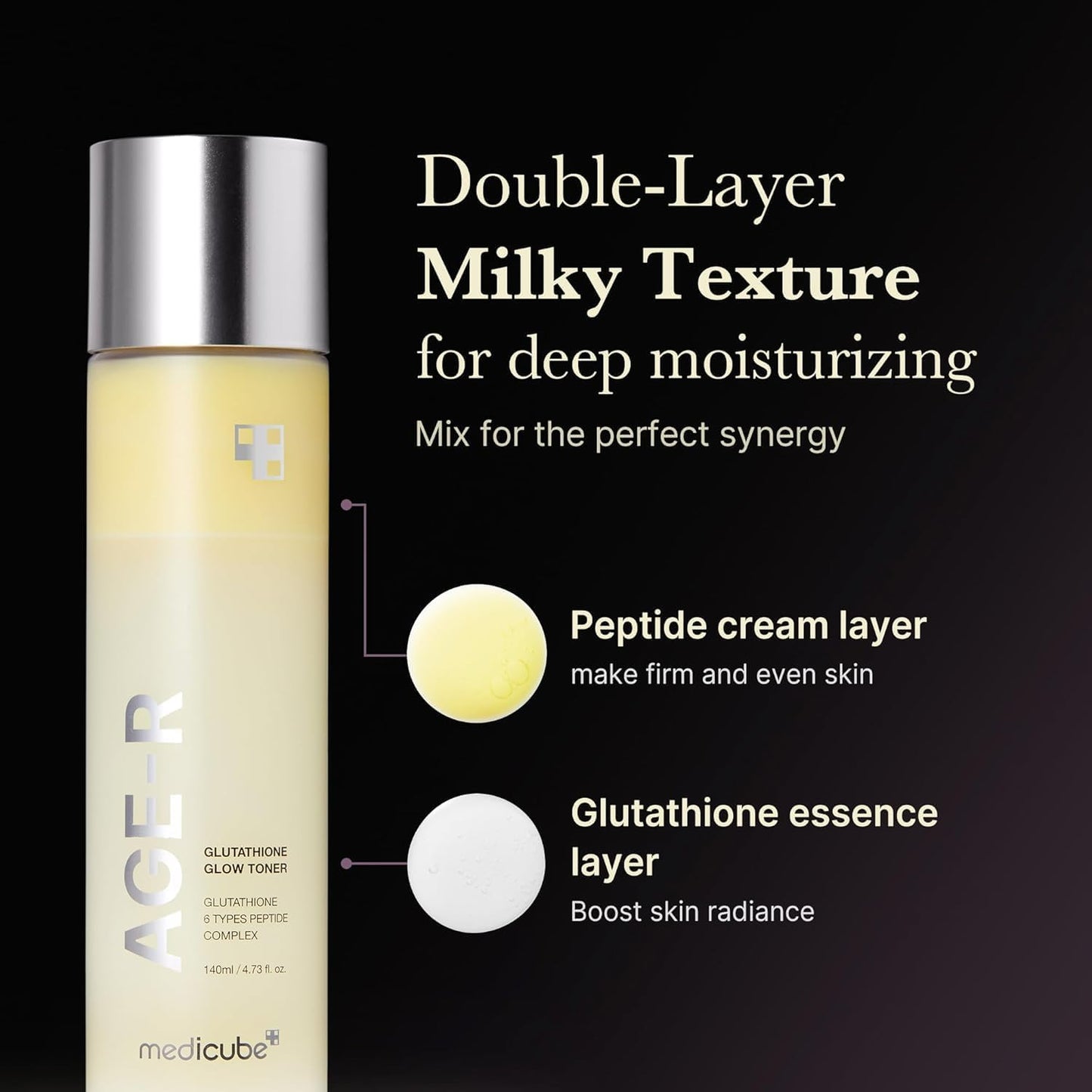 Medicube – Age-R Glutathione Glow Toner | 140ml
