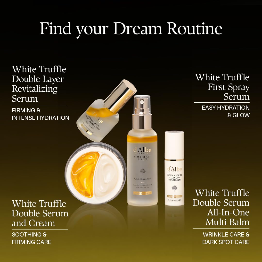 d'alba Piedmont Italian White Truffle Double Layer Revitalizing Serum