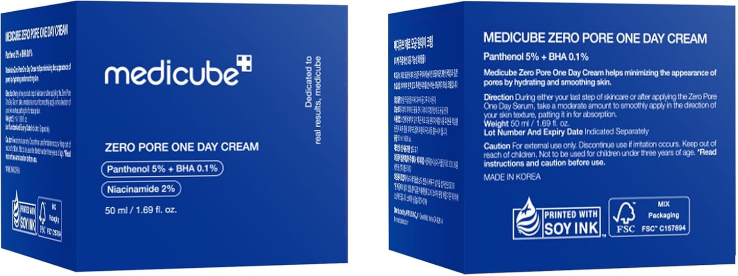 Medicube Zero Pore One-Day Cream UAE Saudi Qatar Jordan