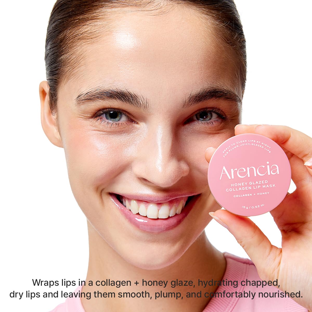 Arencia Honey Glazed Collagen Lip Mask – Overnight Lip Treatment (0.52 oz / 15g) 🍯💋