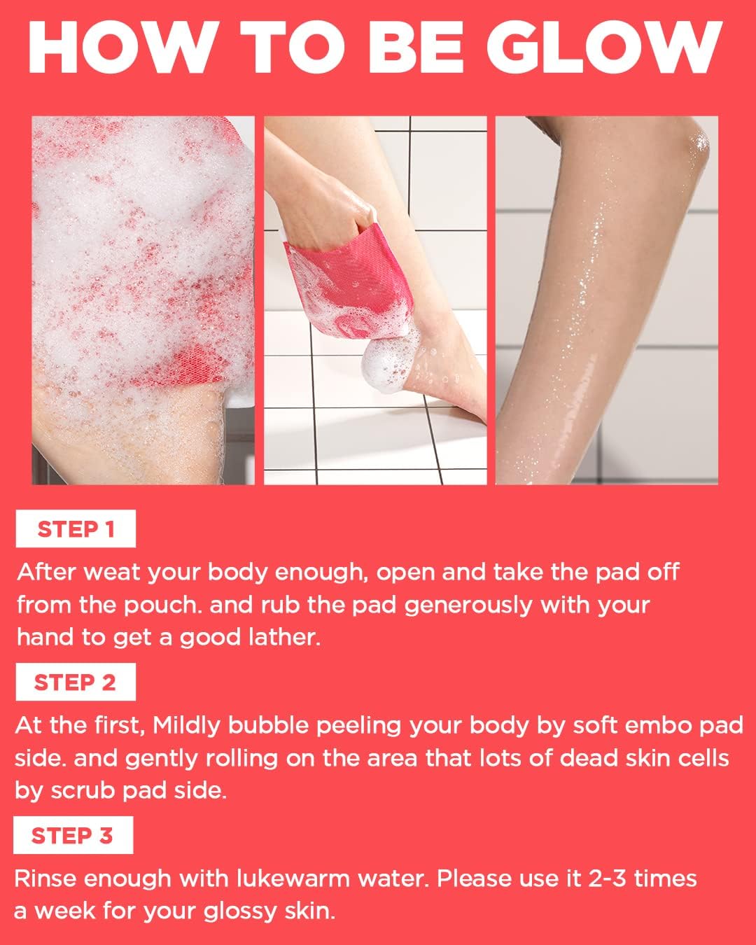 Mom's Bath Recipe Body Peeling Pad Strong - 8 Sheets