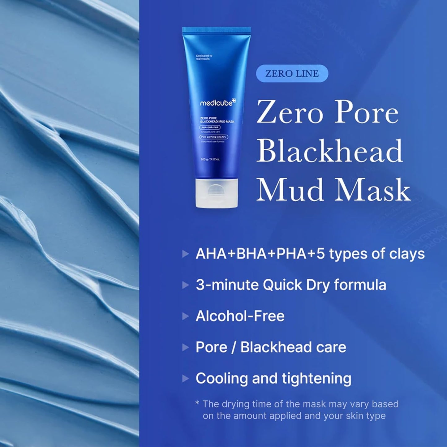 Medicube Zero Pore Blackhead Mud Facial Mask UAE