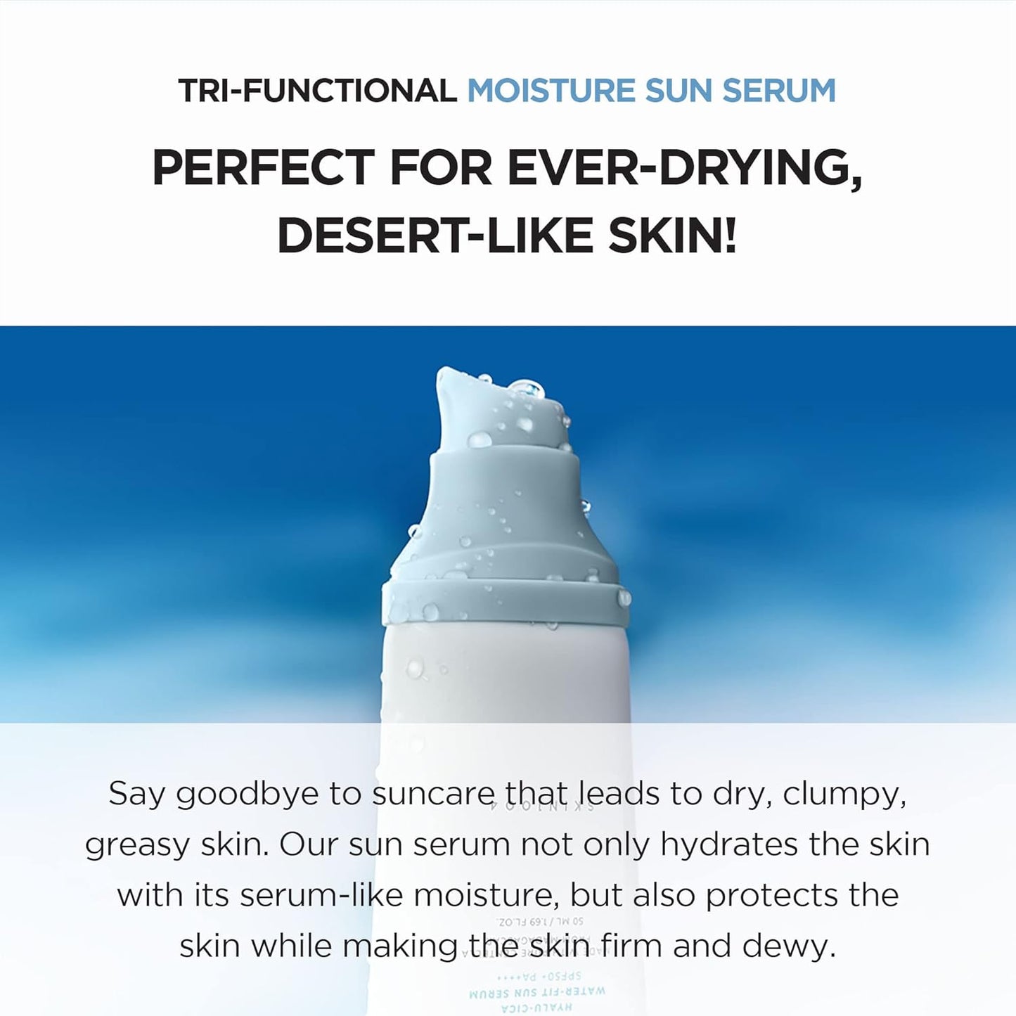 SKIN1004 Madagascar Centella Hyalu Cica Water Fit Sun Serum UAE
