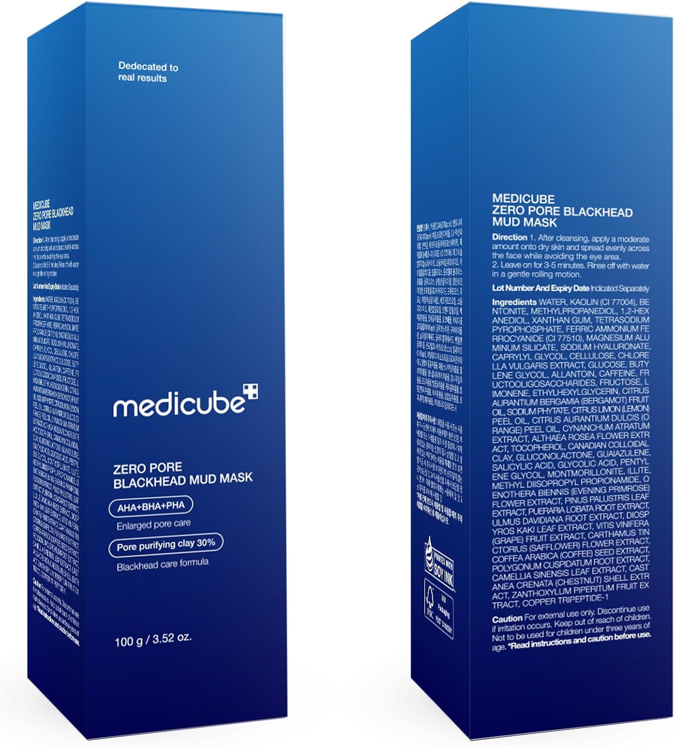 Medicube Zero Pore Blackhead Mud Facial Mask UAE Saudi Qatar Jordan