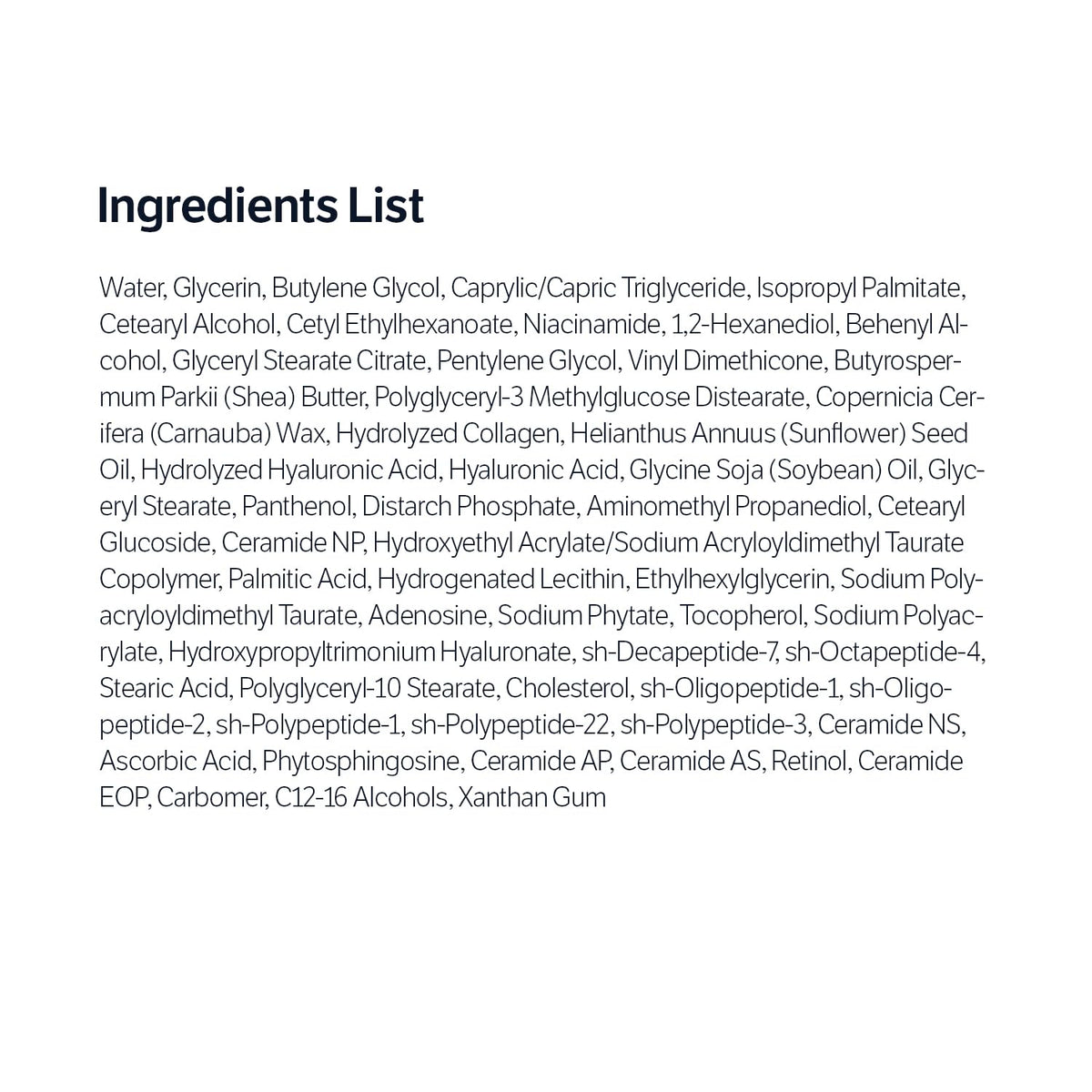 SUNGBOON EDITOR Deep Collagen 7GF Ceramide Advanced Barrier Night Cream 50ml
