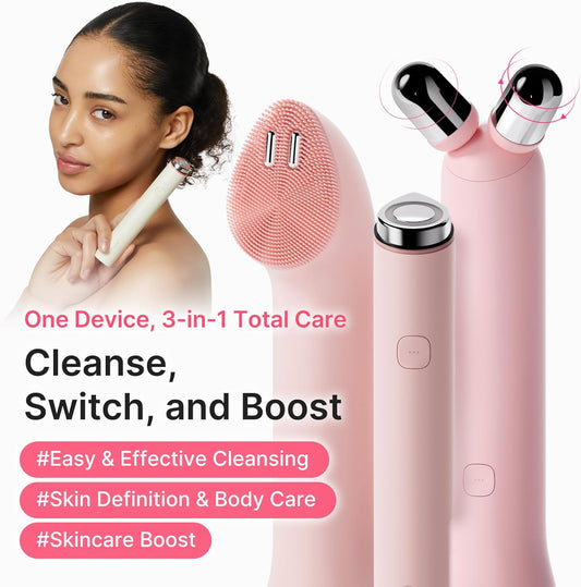 MEDICUBE All-in-One Skin Booster Device & Skincare Set - Pink