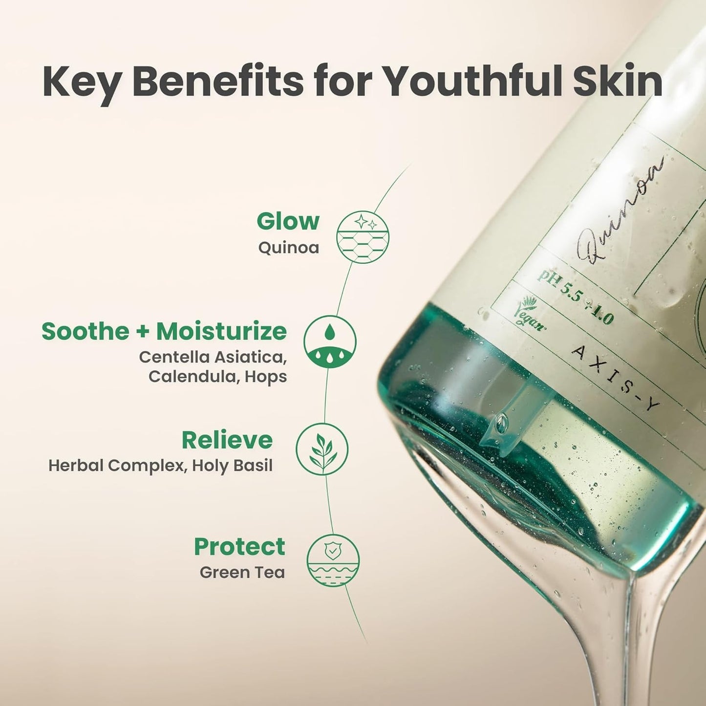 AXIS Y Quinoa One Step Balanced Gel Cleanser UAE Saudi Qatar Jordan