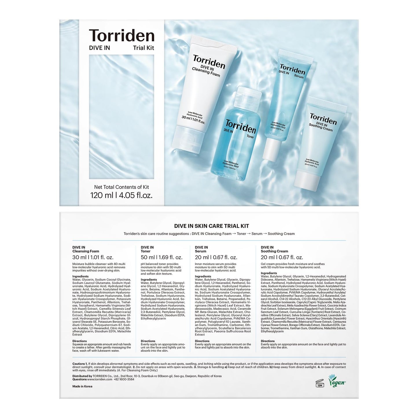 Torriden DIVE IN Trial Kit