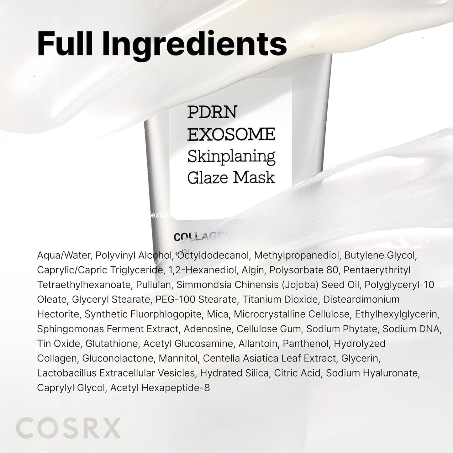 COSRX PDRN Exosome Skinplaning Glaze Mask (1.69 fl oz / 50ml) ✨💧
