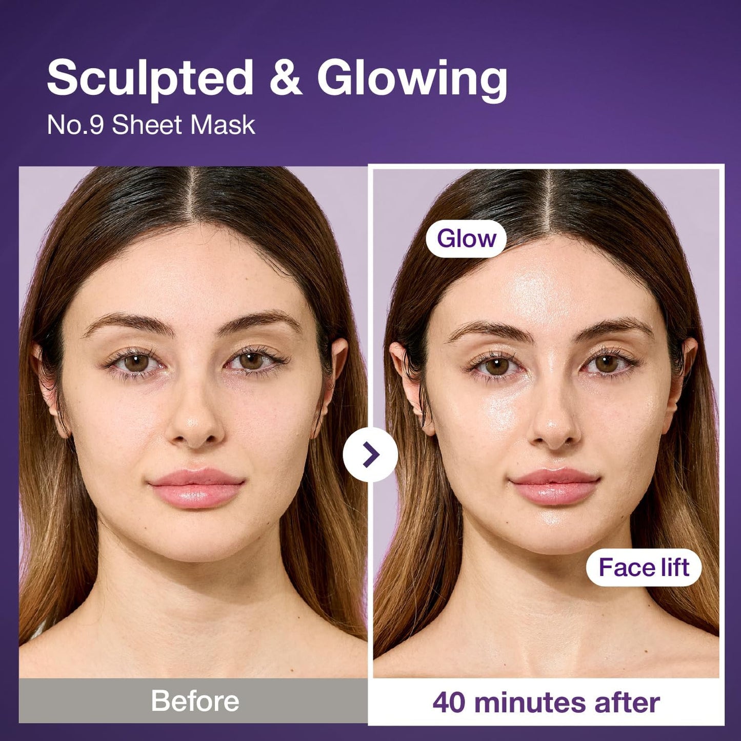numbuzin No.9 Sheet Mask | NAD+ BIO Lifting-sil Full Face Mask - 4EA