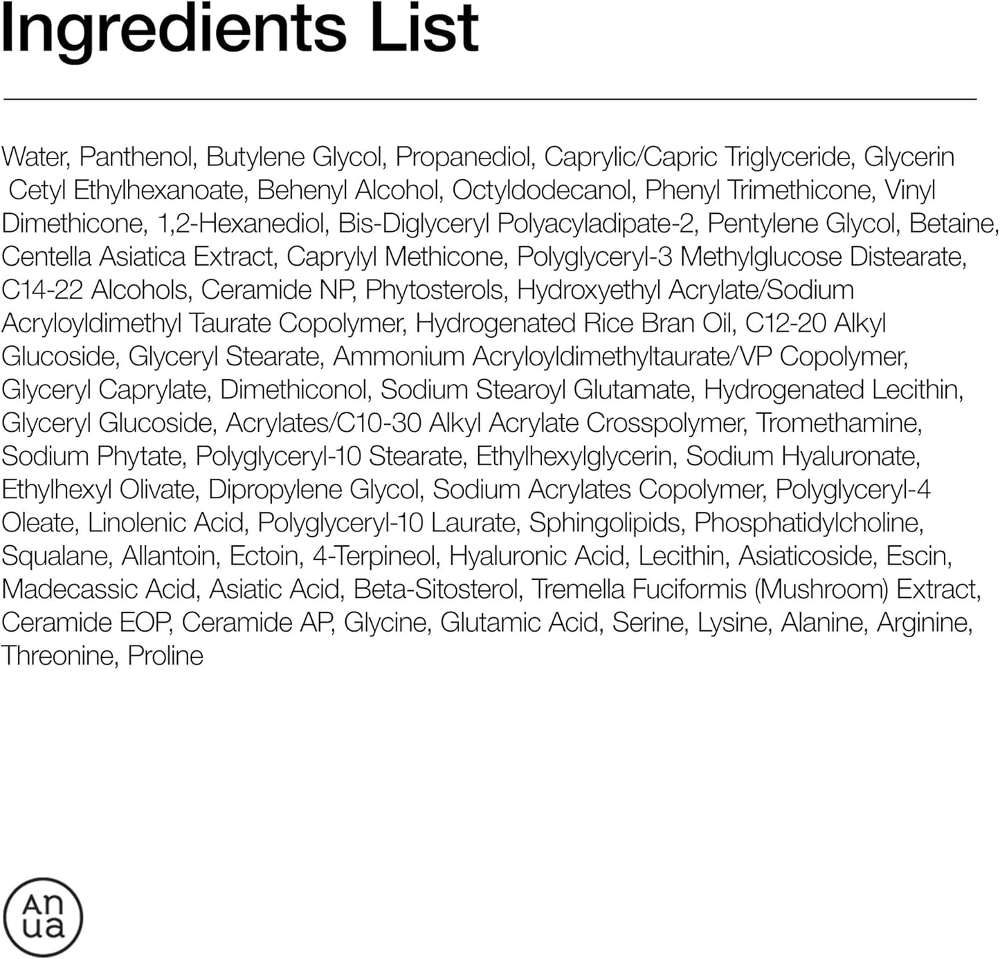 ANUA 3 Ceramide Panthenol Moisture Barrier Cream UAE