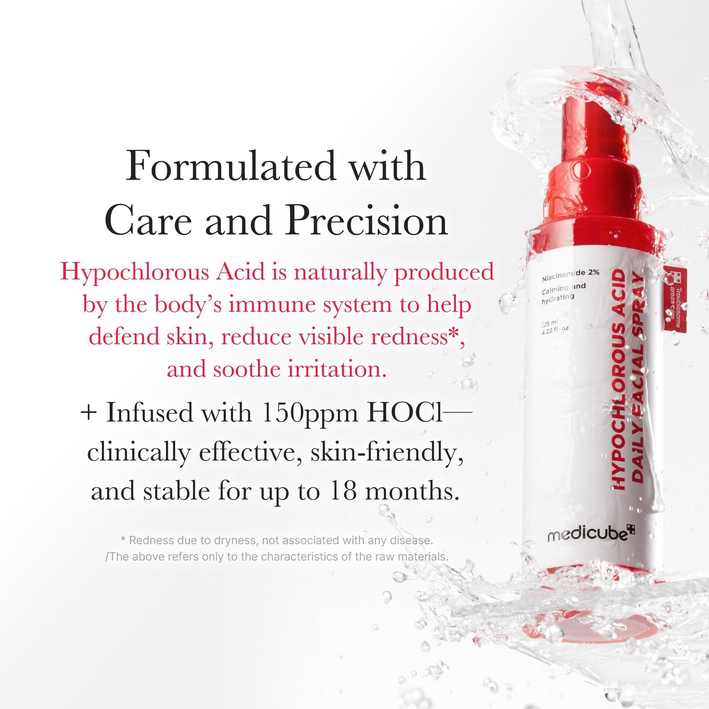 Medicube Hypochlorous Acid Daily Facial Spray – Calm, Purify & Refresh Mist 125 ml