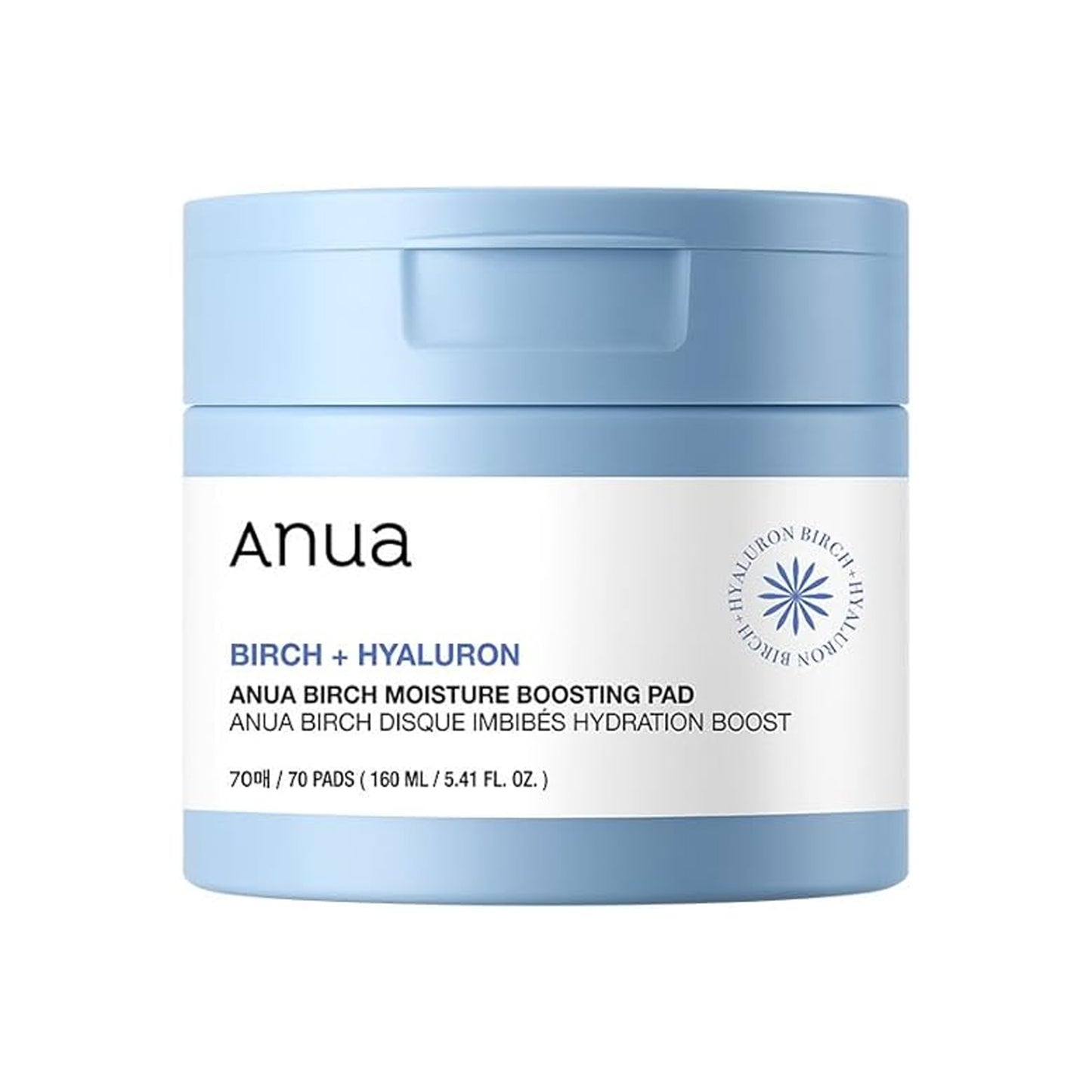 Anua Birch Moisture Boosting Toner Pads – Hydrating & Soothing (160ml)