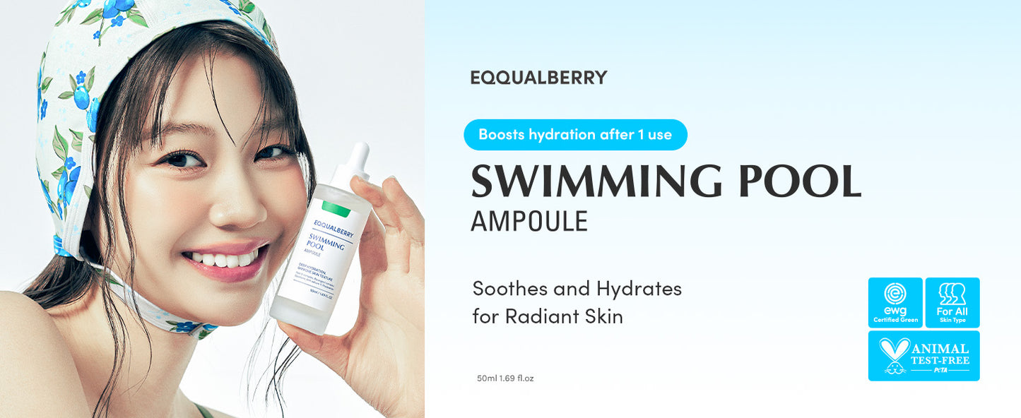EQQUALBERRY Swimming Pool Ampoule UAE Saudi Qatar Jordan