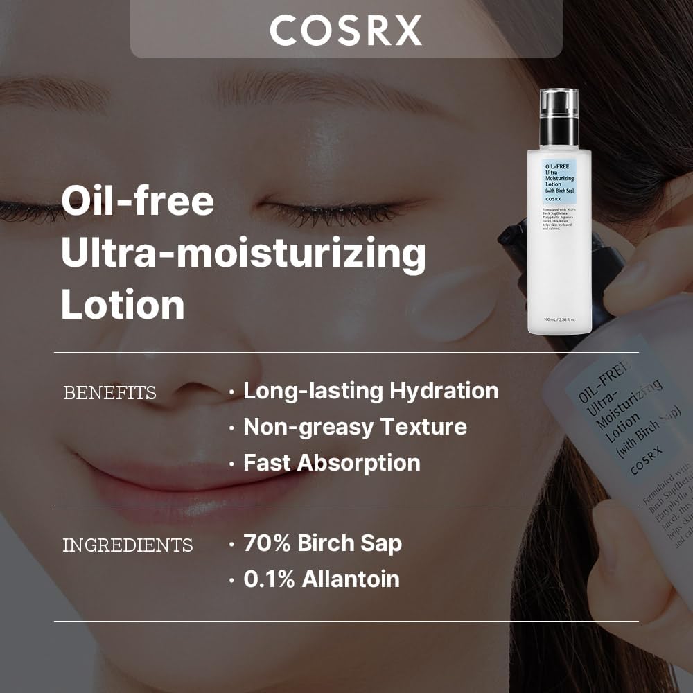 Cosrx Oil Free Ultra Moisturizing Lotion with Birch Sap UAE
