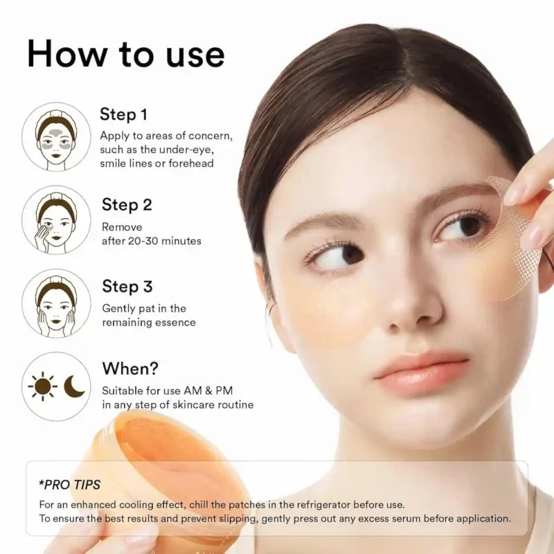 ABIB Glutathione Kojic Acid Eye Patch Vita Jelly (90g / 60 Patches)