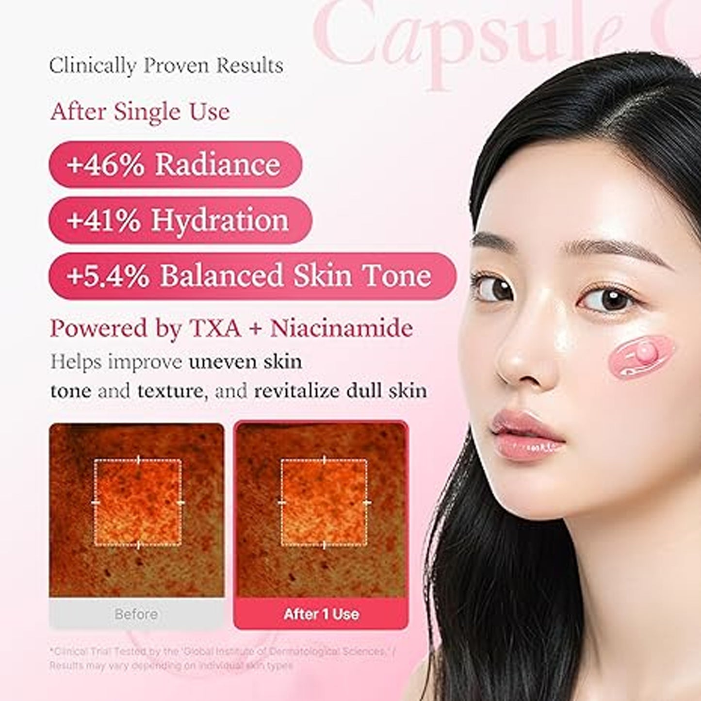 Medicube TXA + Niacinamide Capsule Cream | Brightening Moisturizer for Uneven Skin Tone