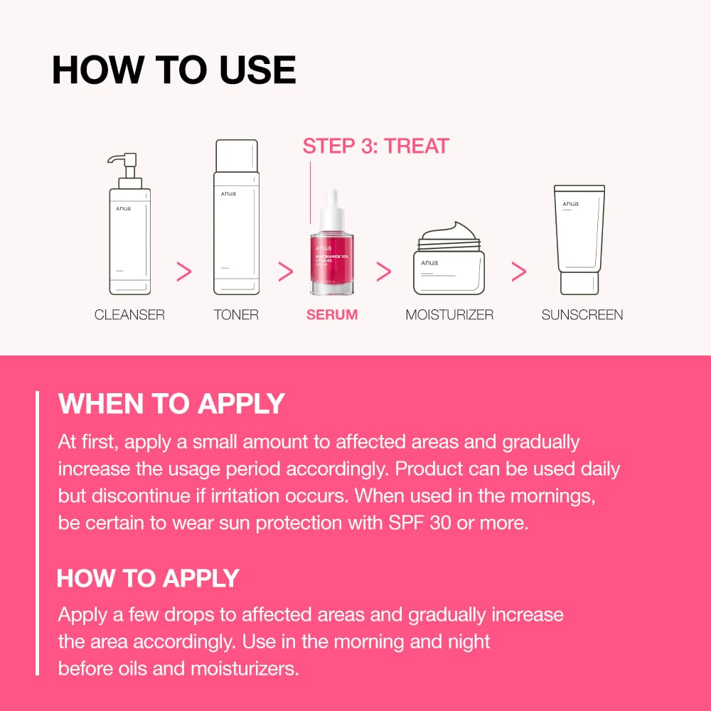 Anua Niacinamide 10% plus TXA 4% Dark Spot Correcting Serum UAE