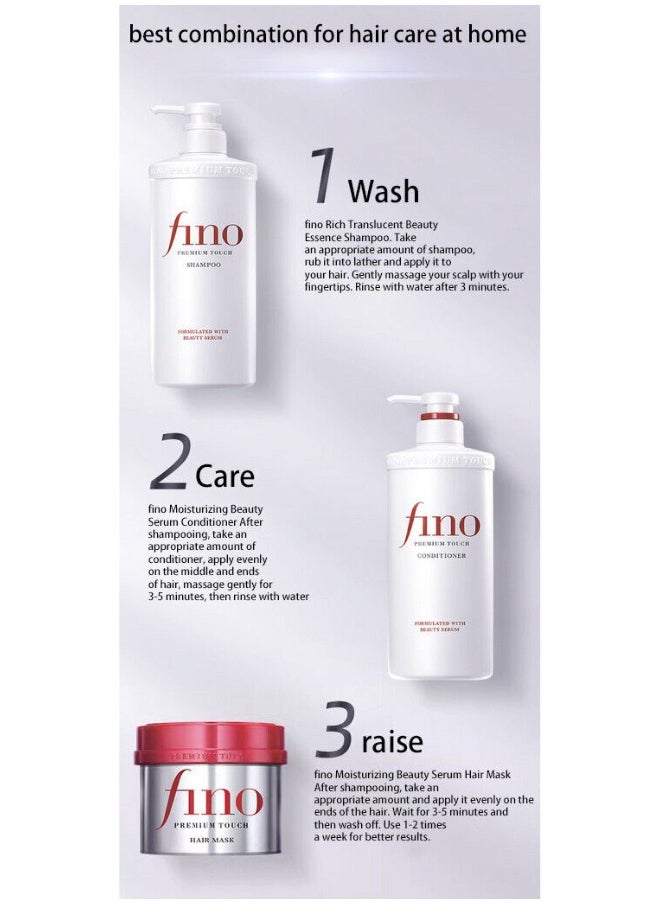 Complete Fino Haircare Set ✨ Hair Shampoo, Conditioner and Hair Mask