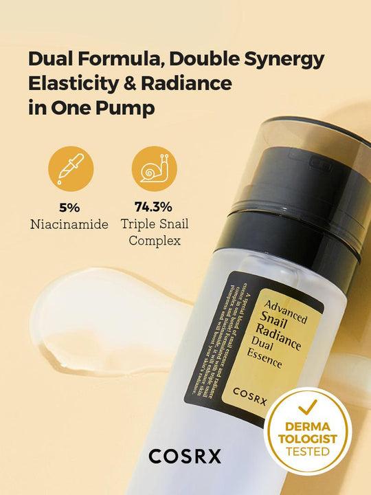 Cosrx Advanced Snail Radiance Dual Essence UAE