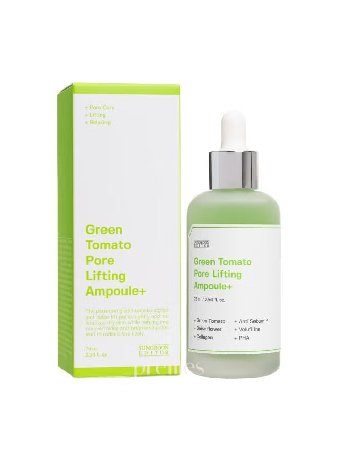 SUNGBOON EDITOR Green Tomato Pore Lifting Ampoule+ 75ml