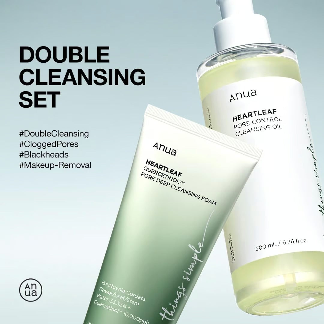 ANUA Heartleaf Foam and Cleansing Oil Set UAE