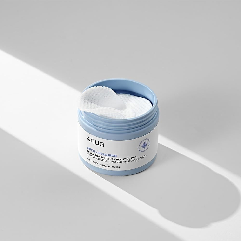 Anua Birch Moisture Boosting Toner Pads – Hydrating & Soothing (160ml)