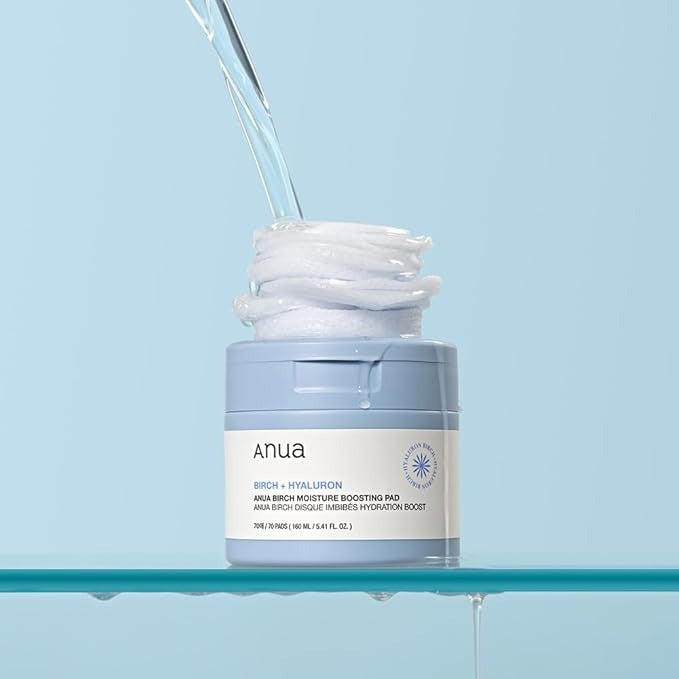 Anua Birch Moisture Boosting Toner Pads – Hydrating & Soothing (160ml)
