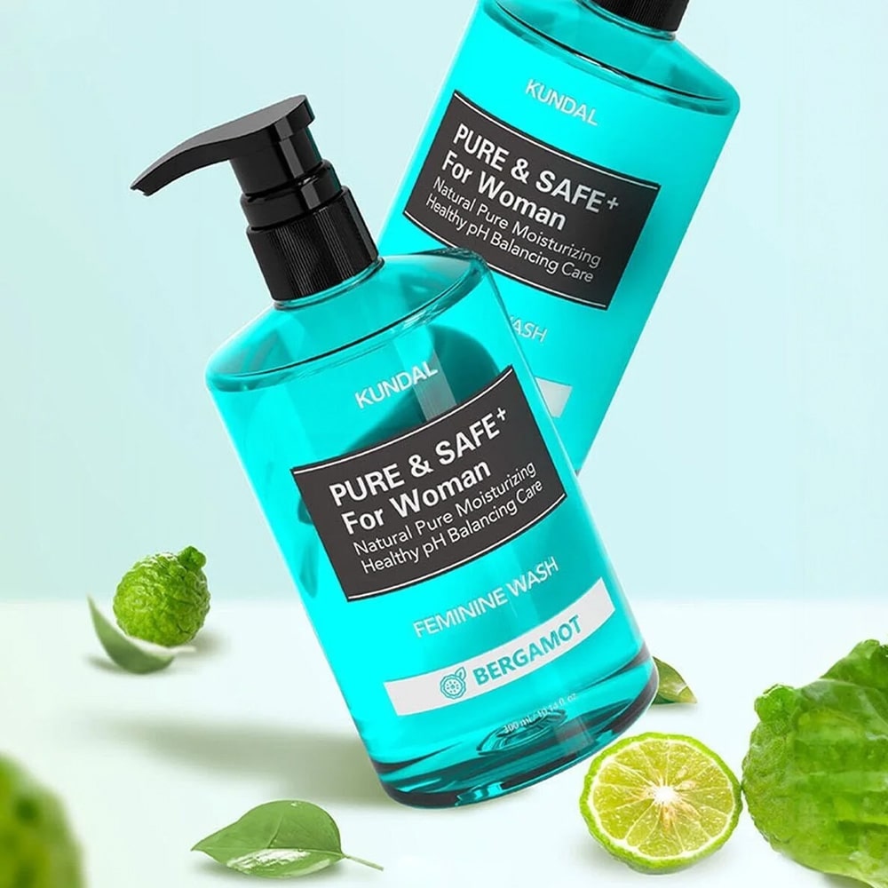 KUNDAL Pure & Safe Feminine Wash Bergamot 300ml