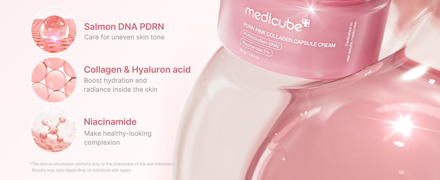 Medicube PDRN Pink Collagen Capsule Cream UAE