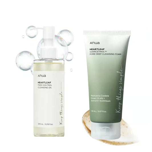 ANUA Heartleaf Foam and Cleansing Oil Set UAE
