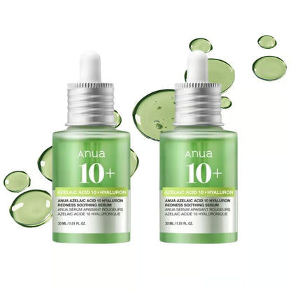 [Anua] Azelaic Acid 10 Hyaluron Redness Soothing Serum 30ml Set