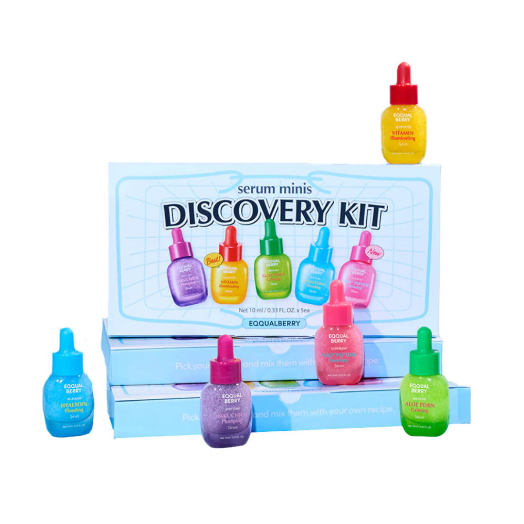 EQQUALBERRY Serum Discovery Kit (5 Mini Serums) ✨💧