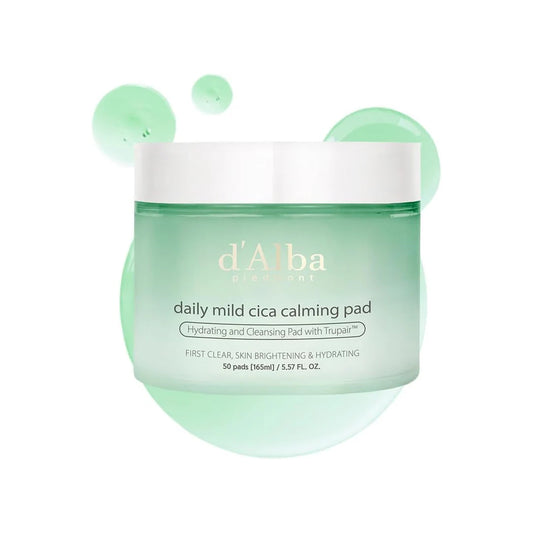 d’Alba Piedmont Daily Mild Cica Calming Pad (50 Pads / 165ml)
