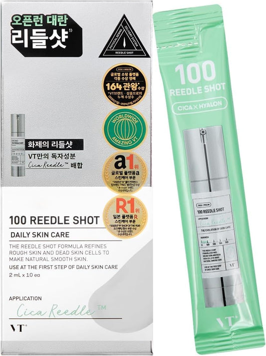 [VT COSMETICS] 100 REEDLE SHOT STICK POUCH (10ea)