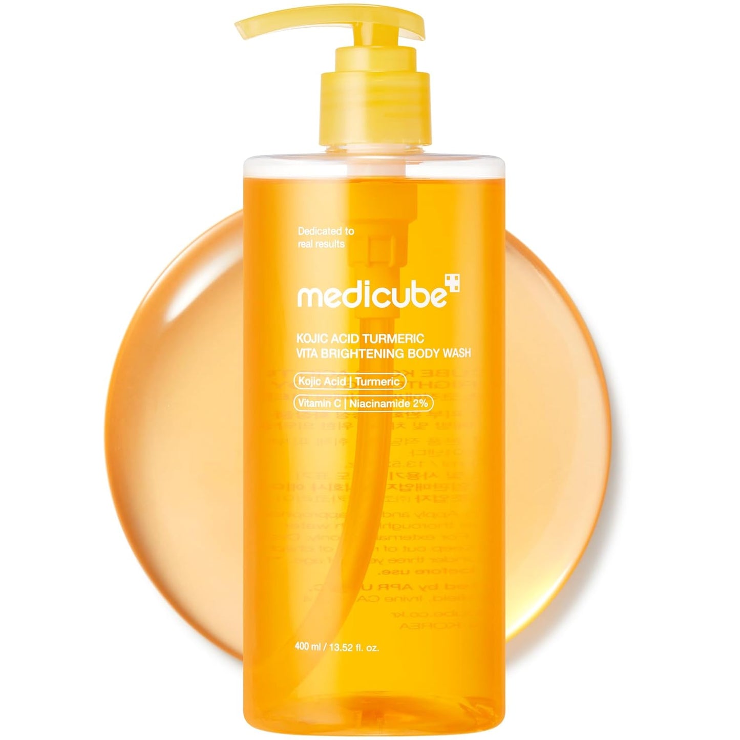 Medicube Kojic Acid Turmeric Brightening Body Wash - 400ml