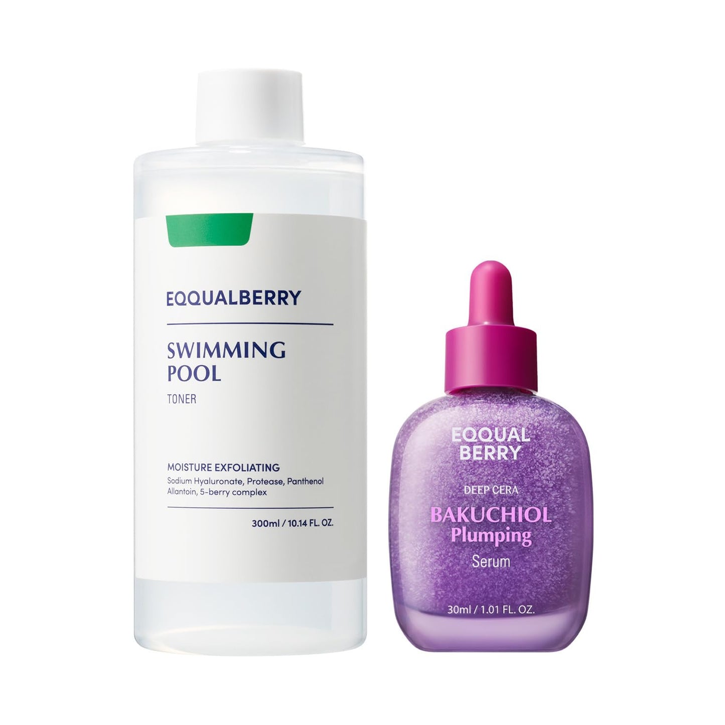 EQQUALBERRY Toner & Bakuchiol Serum Set