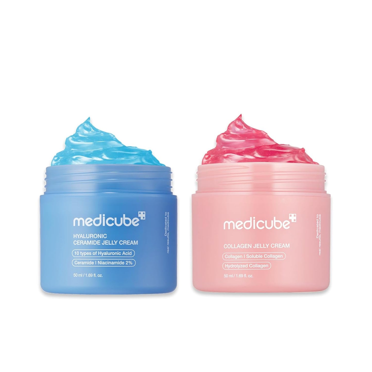 Medicube Jelly Cream Duo: Hyaluronic Acid and Collagen Jelly Cream - 50ml
