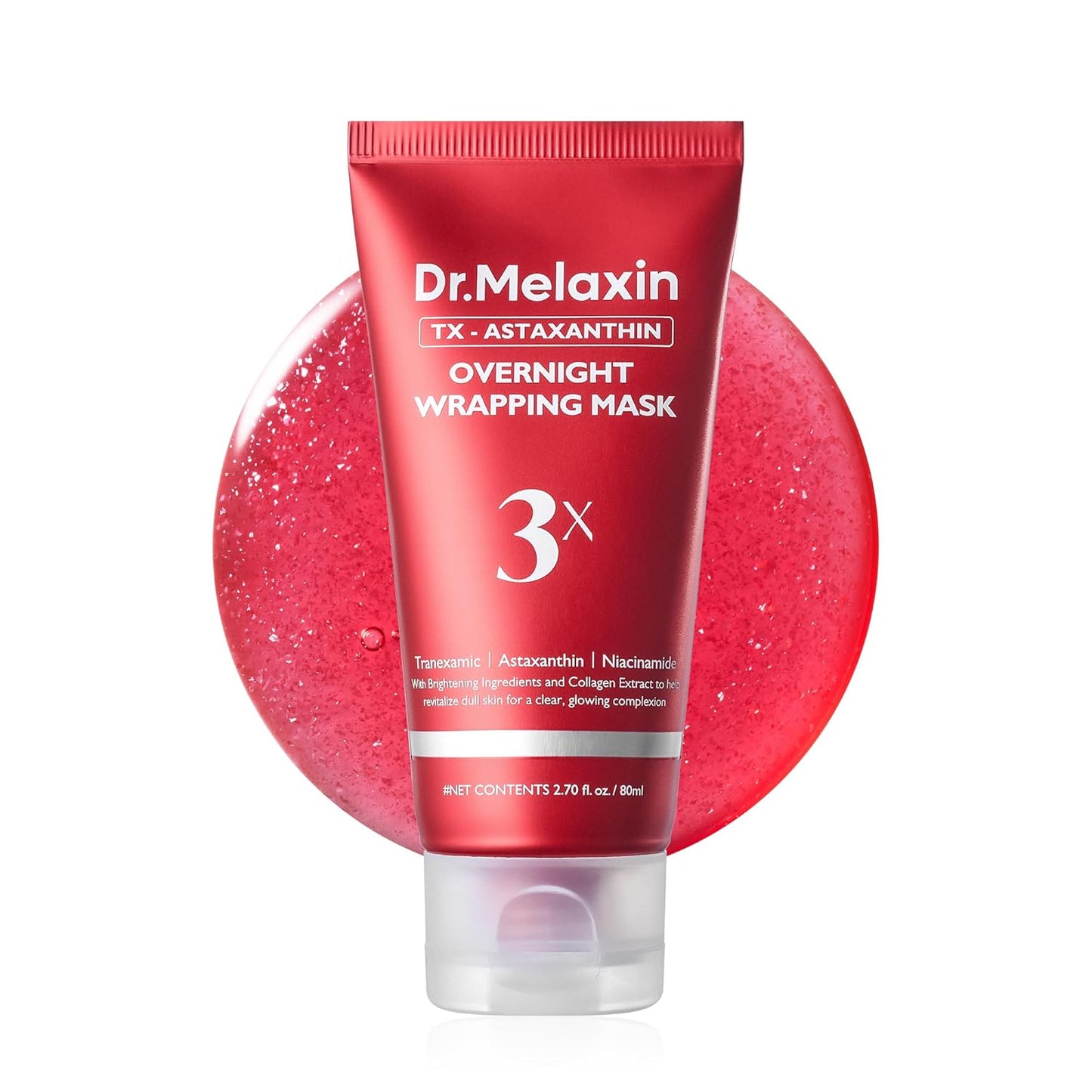Dr.Melaxin TX Astaxanthin Triple Overnight Wrapping Mask - 80ml