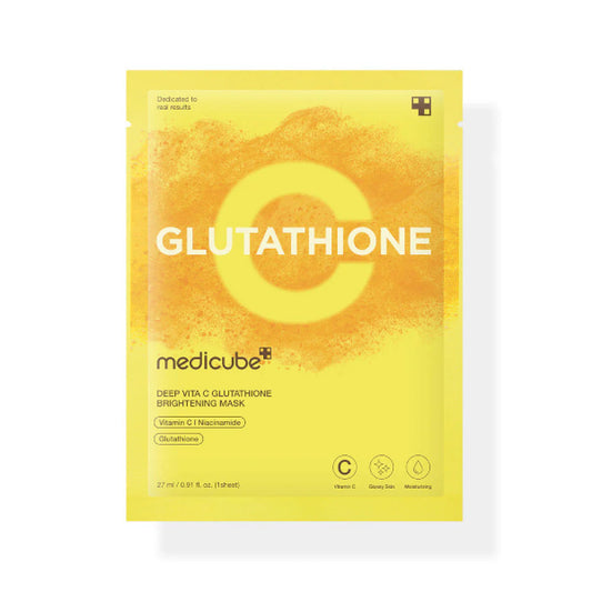 MEDICUBE – Deep Vita C Glutathione Brightening Mask | 27ml