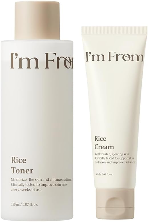 I’m From Rice Glow Skin Duo (Rice Toner 150ml + Rice Cream 50ml)