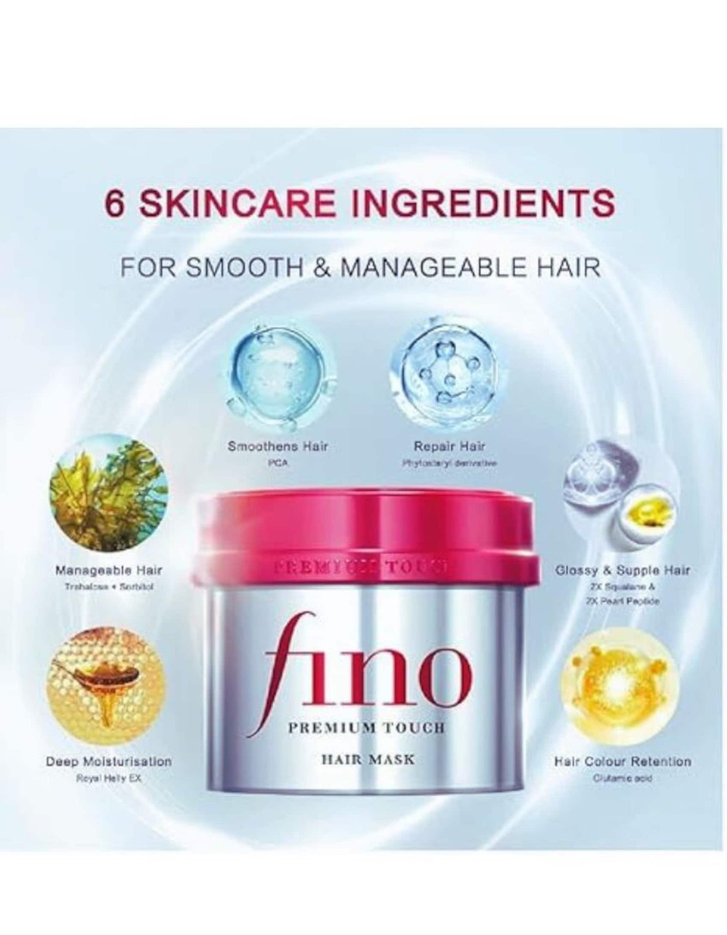 [Fino] Shiseido Premium Touch Hair Treatment Mask (Made in Japan) 230g