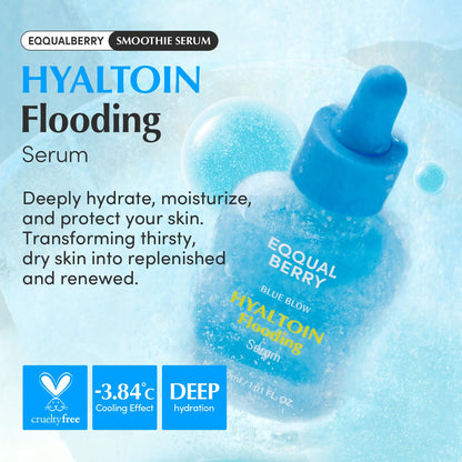 EQQUALBERRY Hyaltoin Flooding Serum – Cool Hydration & Barrier Shield -30 ml
