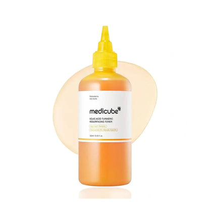 MEDICUBE Kojic Acid Turmeric Resurfacing Toner – “Glow & Renew Elixir” | 250 ml
